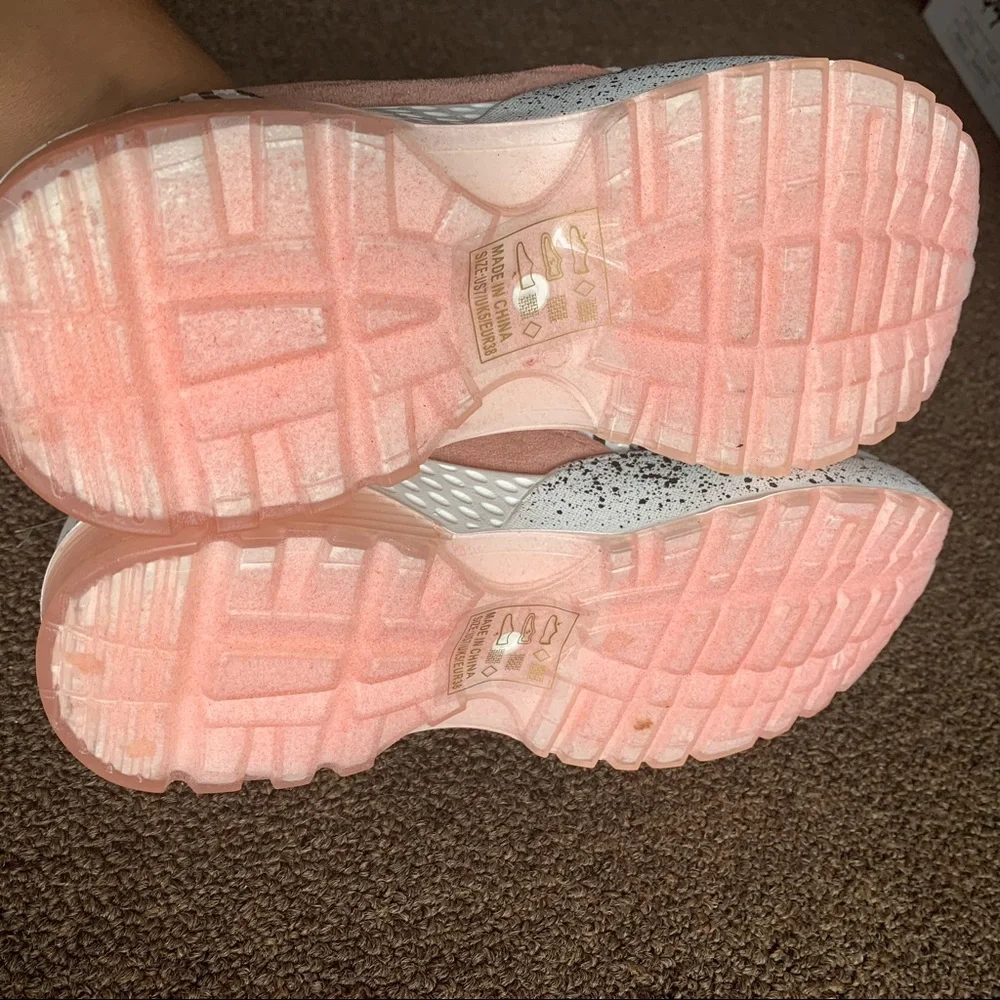 Qupid‎ terrace blush/zebra print sneakers size 7
